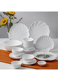  Combo Tết đoàn viên - Bộ bát đĩa sứ quà tặng cao cấp Long Phương