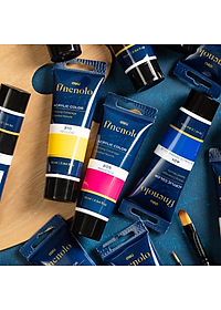 Màu Acrylic Tuýp 75ml Đủ Màu Finenolo Cao Cấp Deli - Tô Đất Sét, Đất Nặn Tự Khô, Vẽ Túi Vải Tote, Quần Áo DIY, Giày, Tranh Tường, Đa Chất Liệu, Tươi Sáng, Nhanh Khô - EC75