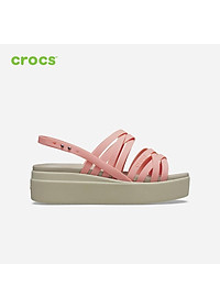 Giày đế xuồng nữ Crocs Brooklyn Strappy Low – 206751-6VY