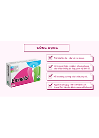 Viên uống Emmats hỗ trợ cải thiện suy giảm nội tiết tố nữ (Hộp 20 viên)