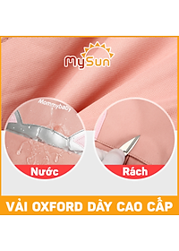 Balo bỉm sữa ĐA NĂNG có túi đựng đồ giữ nhiệt cho mẹ và em bé sơ sinh MÈO YÊU - MySun