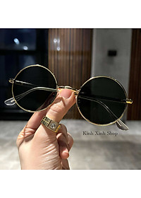 Kính Mắt tròn chống nắng chống tia Uv - Kính râm thầy bói