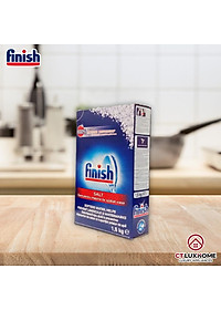 Muối rửa chén bát Finish 1,5kg kèm túi zip 