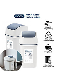 Thùng Rác Thông Minh,Nhựa Nắp Lật Inochi 5Lít Rất Đẹp Làm Sọt Rác Văn Phòng, Khách Sạn, Đựng Rác Gia Đình THRNL05