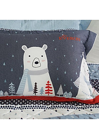 Bộ ga chun chần Everon EPM22074 ( 01 ga chun chần + 02 vỏ gối 45cmx65cm )