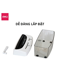 Máy Hủy Tài Liệu Mini Deli Chính Hãng Nhỏ Gọn, Dễ Dàng Sử Dụng - Phù Hợp Cho Văn Phòng, Doanh Nghiệp, Gia Đình - 9935
