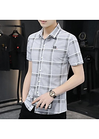 Áo Sơ Mi Nam Ngắn Tay Caro MR3 Thời Trang Cao Cấp PONIVA Chất Vải Cao Cấp Mềm Mại Thấm Hút Mồ Hôi Tốt