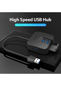 Bộ chia 4 cổng USB 3.0 Vention CHBBD - Hàng Chính Hãng