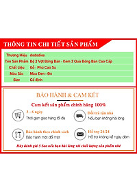 Bộ 2 Vợt Bóng Bàn Phủ Carbon Cao Cấp Kèm 3 Quả Bóng Bàn – Combo 2 Vợt Bóng Bàn Tặng 3 Quả Bóng Cao Cấp Chính Hãng dododios