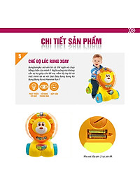 Xe Tập Đi Sư Tử Kết Hợp Xe Chòi Chân Scooter Winfun 0855NL