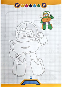Bé Tô Màu Super Wings - Quyển 4