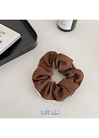 Dây buộc tóc scrunchies NASI gấp sọc loại cao cấp chất liệu vải bền đẹp phong cách hàn quốc thun cột tóc nữ co giãn tốt phụ kiện tóc