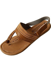 Giày Sandal Kẹp Nữ BIGGBEN Da Bò Thật SDN31
