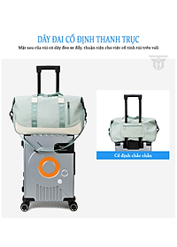Túi Xách Du Lịch Đa Năng Cao Cấp Teement, Có Ngăn Đựng Giày Riêng Biệt, Ngăn Chống Thấm Nước - Hàng Chính Hãng