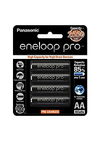 Bộ pin sạc PanaSonic Eneloop 2550 Mah (Made in Japan) - Hàng chính hãng