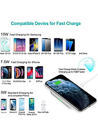 Đế Sạc Nhanh Không Dây CHOETECH T511S 10W - Hàng Chính Hãng