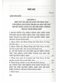 Công Tác Vận Động Ngư Dân Tham Gia Bảo Vệ CQ Biển, Đảo Của Bộ Đội Biên Phòng Trong Tình Hình Mới (Sách Chuyên Khảo)