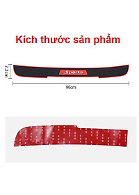 Cuộn cao su dán bảo vệ chống xước cốp sau xe hơi, ô tô SP01
