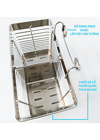 ỐNG ĐŨA INOX 304 2 NGĂN CAO CẤP