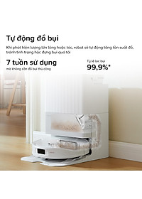 Robot Hút Bụi Lau Nhà Roborock Qrevo C Pro 18.500Pa, Xòe Giẻ Sát Cạnh - Hàng Chính Hãng