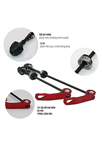 Ty Kẹp Trục, Khóa Mở Nhanh Trục Xiên Bánh Xe Đạp (2 Cái) Mai Lee