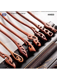 Trâm cài tóc bằng gỗ Cẩm Lai/Trắc (Đủ kiểu dáng) HH600 - phong cách cổ trang, điêu khắc sang chảnh HOT TREND cho nữ  - HAHANCO