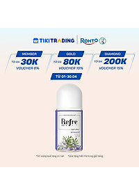 Lăn khử mùi chiết xuất thiên nhiên Refre Natural