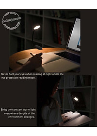 Đèn đọc sách kẹp bàn BASEUS Comfort Reading Mini Clip Lamp không dây cảm ứng