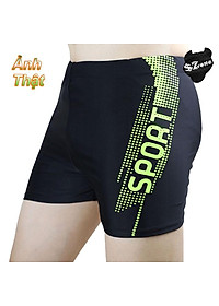 Quần Bơi Nam Dáng Đùi Chất Vải Co Giãn Form Ôm Body SZone SQB105