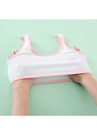 Áo lá học sinh, Áo bra học sinh Áo ngực cho trẻ em chất thoáng mát co giãn cho bé gái