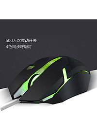 Chuột Chuyên Game R8 1602 Đèn Led Đa Màu + Tặng Kèm Bộ Vệ Sinh - HÀNG NHẬP KHẨU