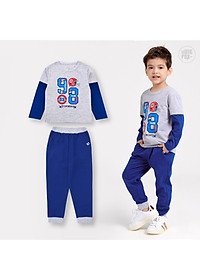 Bộ bé trai BIGFOX - MISS MEOW thu đông, bộ dài tay cho bé phong cách Âu Mỹ hình số 98 10 - 26 kg