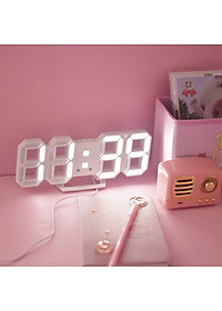 Đồng hồ báo thức điện tử để bàn màn hình đa chức năng thời gian, lịch, báo thức, nhiệt độ - Giao Màu Ngẫu Nhiên