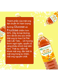 Mật Ong Hoa Cafe Daklak TETE 1 Lít/ chai