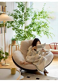 Ghế đu nằm ngủ, đọc sách đơn phong cách châu Âu Juno Sofa dành cho bán công, phòng khách, phòng ngủ thoải mái