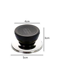 Núm thay thế cho nắp vung nồi, chảo (1 cái)- Kích thước tiêu chuẩn phù hợp các loại nắp nồi, dễ dàng lắp đặt