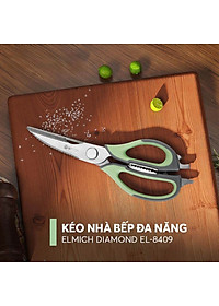 Kéo nhà bếp đa năng Elmich Diamond EL8409 - Hàng Chính Hãng