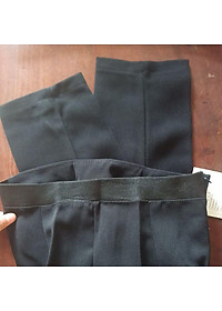 Quần baggy nữ lưng cao công sở đẹp Doloxi khóa sườn cạp chun sau co giãn Q435