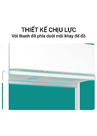 Kệ Đa Năng Khay Cao Xe Đẩy Spa Để Đồ Bỉm Sữa Có Bánh Xe Tiện Lợi VANDO LOẠI 1 Hàng Đẹp Chắc Chắn