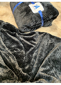 Mền lông cừu vân hạt bắp vải microfiber cao cấp A 1m6x2m  - mềm mại, ấm áp, thấm hút tốt