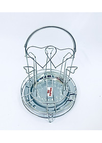 Úp cốc 6 tròn inox sáng bóng bền đẹp