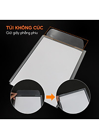 Túi đựng tài liệu A4 Clear bag (CHIỀU DỌC) AO+ không khuy cài (Xấp 5/20 cái)