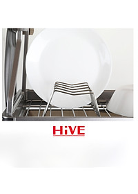 Giá úp chén bát treo tủ bếp trên Premium Black Hive Hàn Quốc