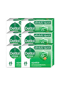 Combo 6 xà phòng Dettol kháng khuẩn 100g