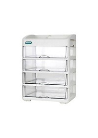 Tủ Đựng Mỹ Phẩm Cao Cấp HOKORI 4 Tầng, Kệ Đựng Mỹ Phẩm, Đồ Trang Điểm Nhiều Ngăn - Hàng Việt Nam