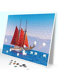 Tranh xếp Hình Tia Sáng Ra Khơi (475 Mảnh Ghép)