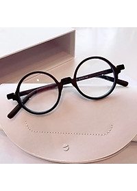 Kính Mắt Chống Ánh Sáng Xanh, Uv Dáng Tròn Nhỏ Gọng Nhựa Cho Nam và Nữ