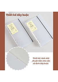 Bìa sổ tay bìa nhựa / Bìa gáy còng có thể thay lõi, ruột sổ  nhiều size A5-B5-A4 