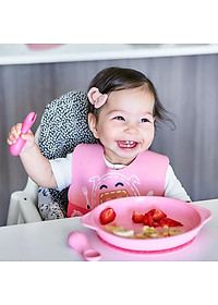 Yếm silicon ăn dặm cổ dán cho bé Marcus & Marcus, từ 6 tháng