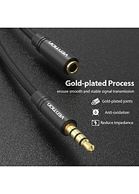 Cáp audio 3.5mm nối dài Vention BHBBG dài 1.5m - Hàng chính hãng